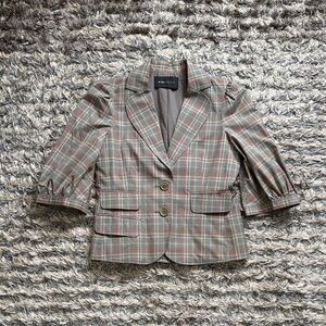 BCBGMaxAzria Women's Plaid Blazer